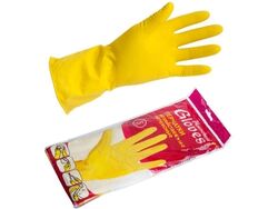 Перчатки хозяйственные латексные Gloves S