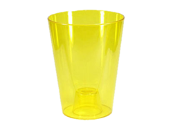 Кашпо ЛаВанда (желтый, зеленый, прозрачный) D12,5 см 1,2 л