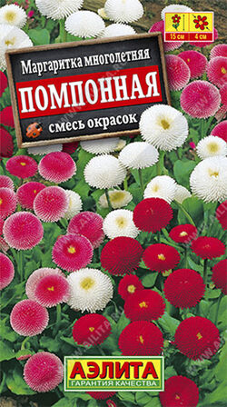 Маргаритка Помпонная смесь АЭЛИТА 0,05 г