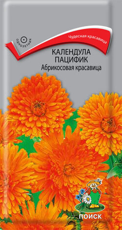Семена календула пацифик Абрикосовая красавица ПОИСК 0,5 г