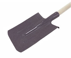 Лопата копальная прямоугольная 1,5 мм с черенком