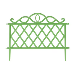 Забор садовый декоративный зеленый