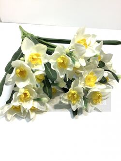 Искусственные цветы Букет нарциссов "Весна"